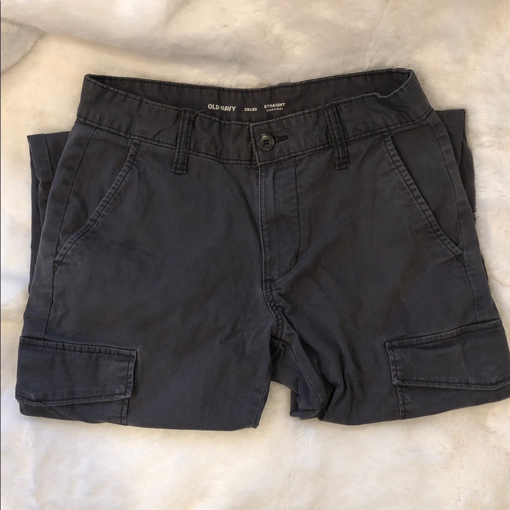 Old Navy Charcoal Cargo pants